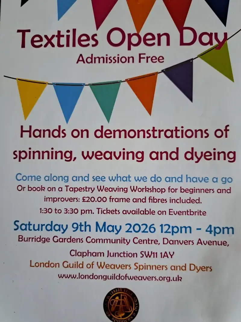 Open day at the Guild of Spinners, Weavers and Dyers