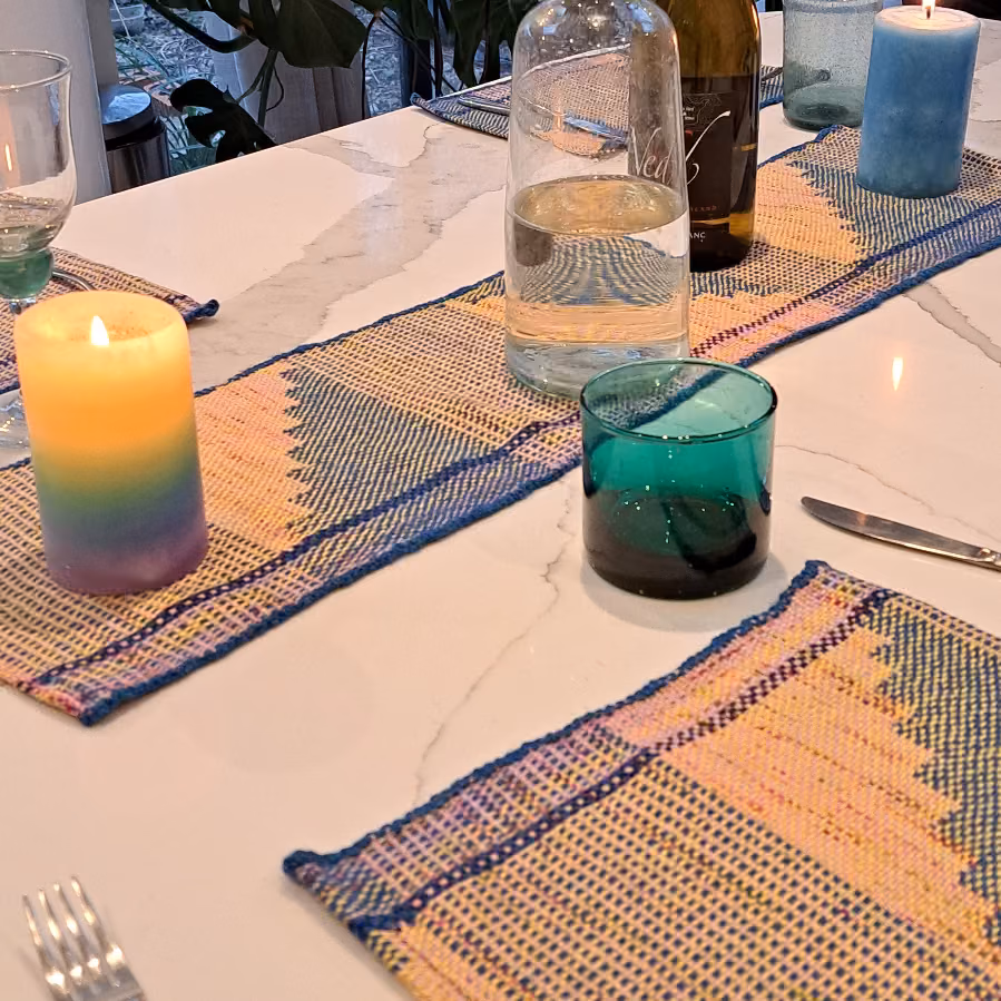 Espalier Table Runner On Table