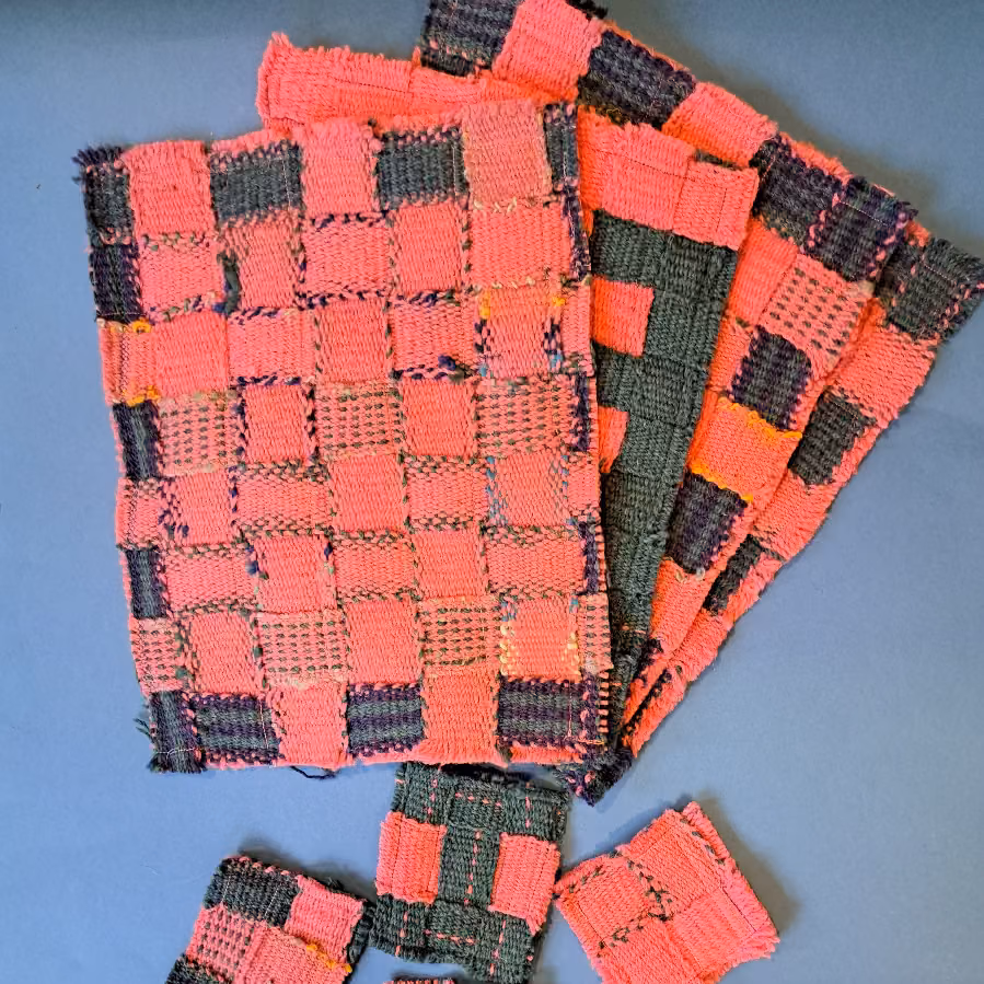 Pink Table Mats And Coasters Close Up